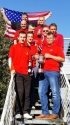 The victorious team USA, led by Graham Fisher